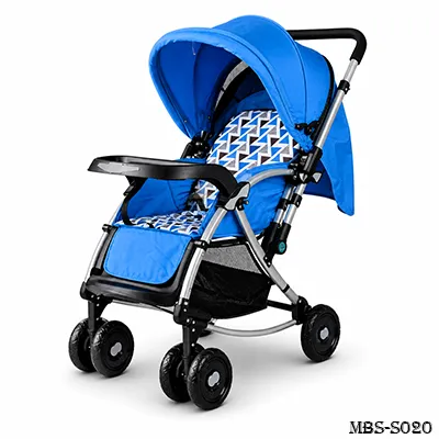 Baobaohao 720W Baby Stroller Rocking multi function Prams-Blue