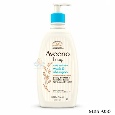 Aveeno Baby Daily Moisture Wash & Shampoo 532ml – Gentle 2‑in‑1 Hair & Body Cleanser