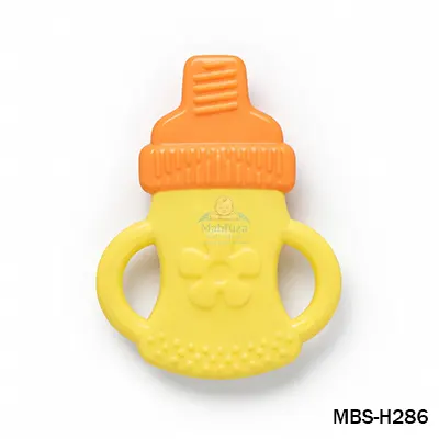 Milk Feeding Bottle Shape Silicone Baby Teether Chewing Teething Toys