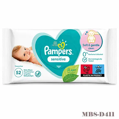Pampers Sensitive Baby Wipes 52's Pack