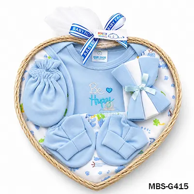 Little Home Baby Clothing Gift Set 9Pcs - Sky Blue (Thailand)