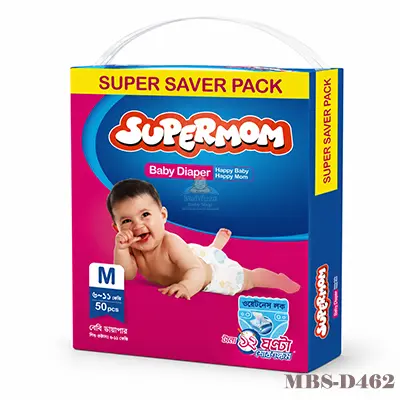 Supermom Baby Diaper Medium Size (6–11kg)