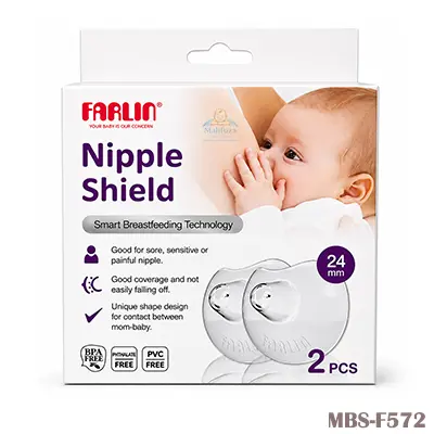 Farlin Nipple Shield 2pcs – Comfortable & Safe Breastfeeding Solution
