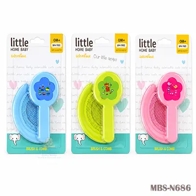 Little Home Baby Comb & Brush Set (Multicolor)
