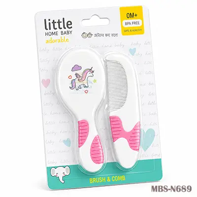Little Home Baby Hair Brush & Comb Multicolor (Thailand)