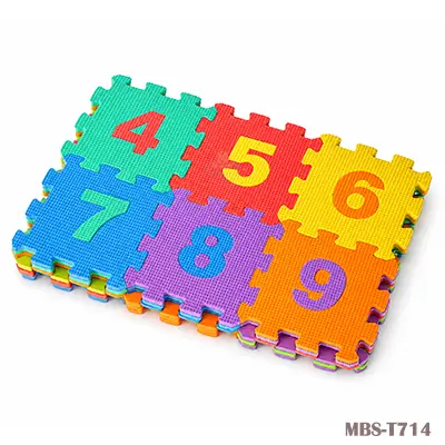 Interlocking Educational & Learning EVA Mats for Kids with Alphabets & Numbers – 36 Pieces (Multicolor)
