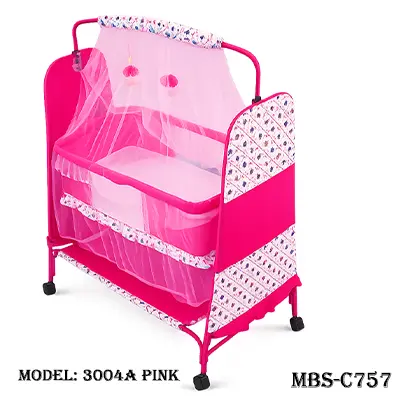 Soft, Safe & Stylish – Perfect Baby Cradle for Your Little Angel Blue (3004A MS)