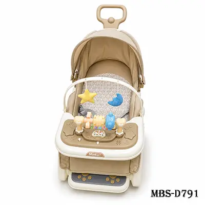 5 in 1 Prime Baby Dining Rocking Chair with Wheels
