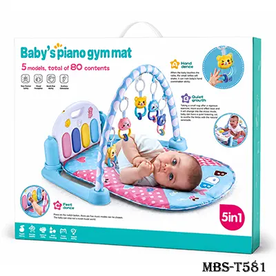 Baby Piano Gym Mat 5in1 – Musical Activity Gym & Playmat (Multicolor)