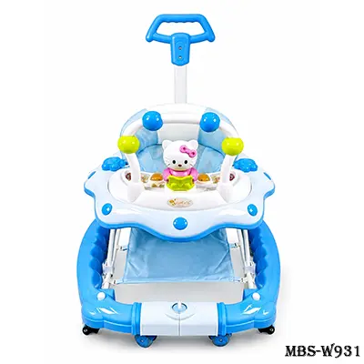 Baby Musical Walker with Merry Go Round - Blue