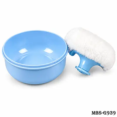 Soft Fluff Baby Powder Puff with Box – Newborn Baby Powder Puff | Portable Empty Powder Puff Box
