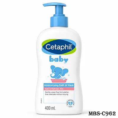 Cetaphil Baby Moisturising Bath & Wash 400ml – Gentle Baby Body Wash