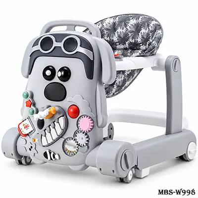 Multifunctional Baby Walker – Anti-Rollover Baby Walker with Push & Ride Function, Sit-to-Push Learning Car for Infants 6–18 Months, Baby Walking Training Toy