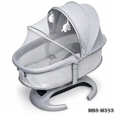 Mastela Infini Orbit Cradle Electric Swing Bassinet – Ash